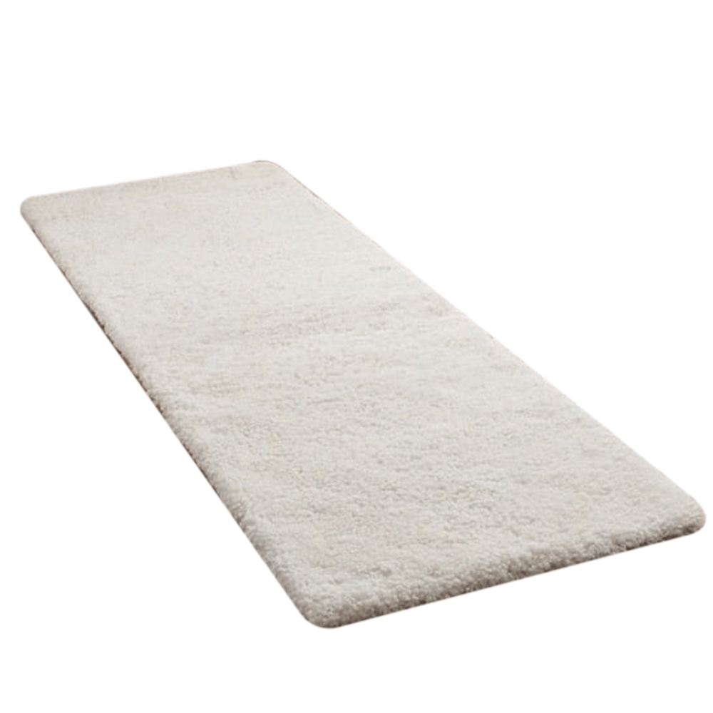 พรม MJHOMEDESIGNS BEDSIDE CARPET 78 ขนาด 80*150 ซม. ขาว NO.3